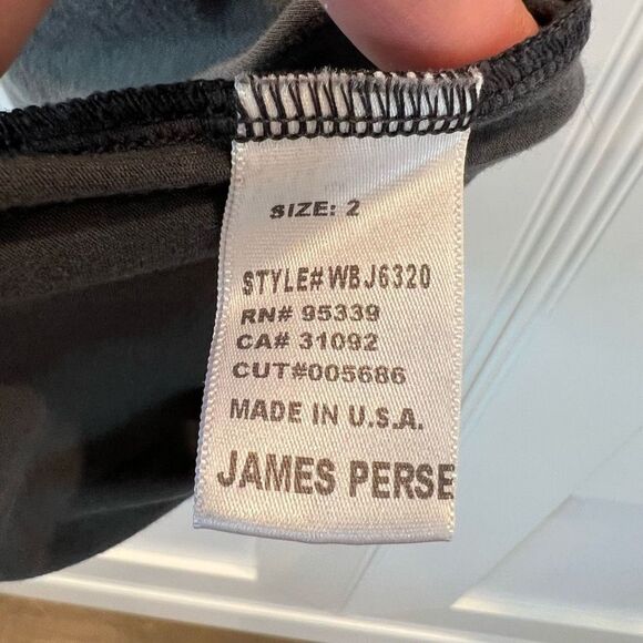 James Perse Supima Cotton Jersey Tank Dress Womens Size 2 Medium Gray Sleeveless - Picture 7 of 11
